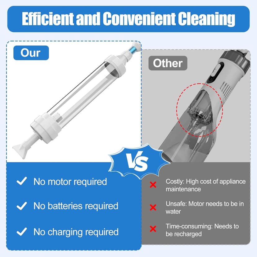 Paradise Power Spa Vac 6250 Compatible HotTub Vacuum-Cordless, No Batteries, Sucks UpRocks, Leaves in Spas, Hot Tubs, Pool Steps