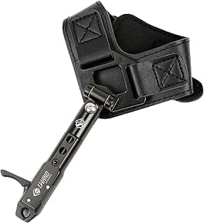 LWANO Archery Compound Bow Release Aids Trigger 360° Adjustable Wristband Release Aids for Adults Youth Kids Hunting Shooting Accessories