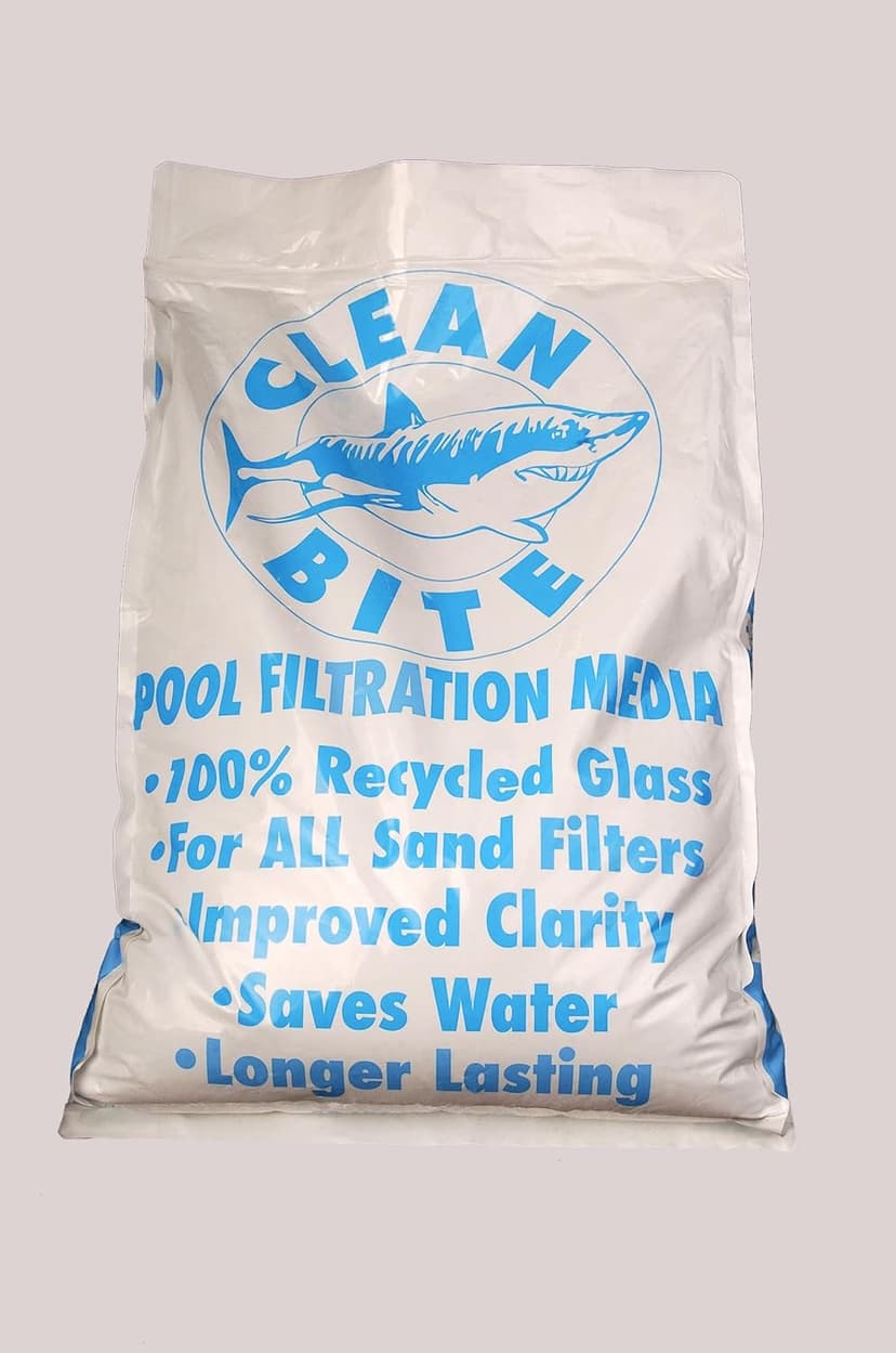 Recycled Glass Filter Media, 100% Post-Consumer Recycled, Captures Debris Down to 2-5 Microns