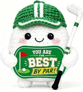 Unique Golfing Gifts for Male Boss Dad Teen Boys Gag Golf Accessories Birthday Christmas Positive Crochet Golf Decor Funny Golf Gifts for Men Women Him Bosses Day Golf Ball Gifts for Golfers B0H4Z7QN2X