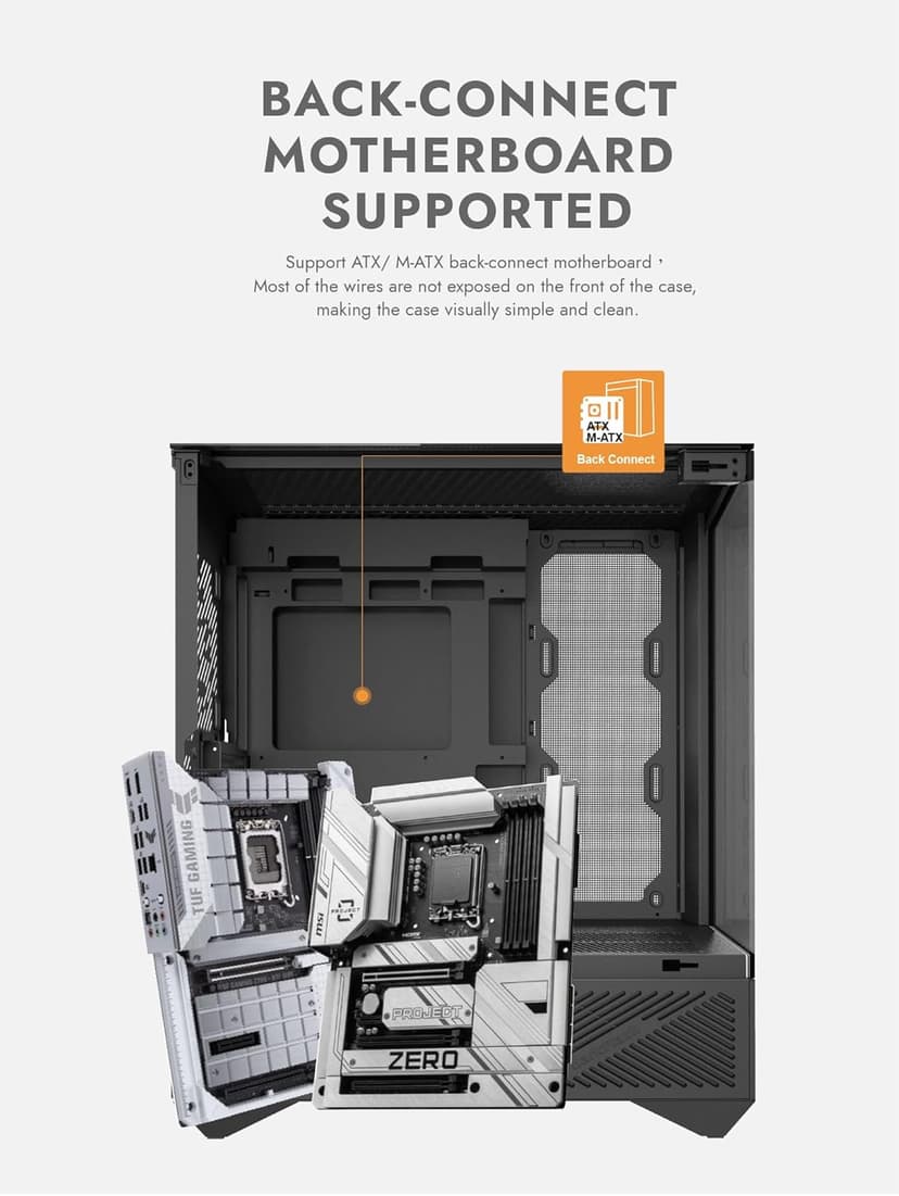 darkFlash DY460 ATX Full-Tower PC Gaming Case, High Airflow, 4×ARGB PWM Fans Included, 330° Full-View Tempered Glass, Separate PSU chamber, Supports RTX 5090 up to 400mm, 360mm Radiator Support, Black