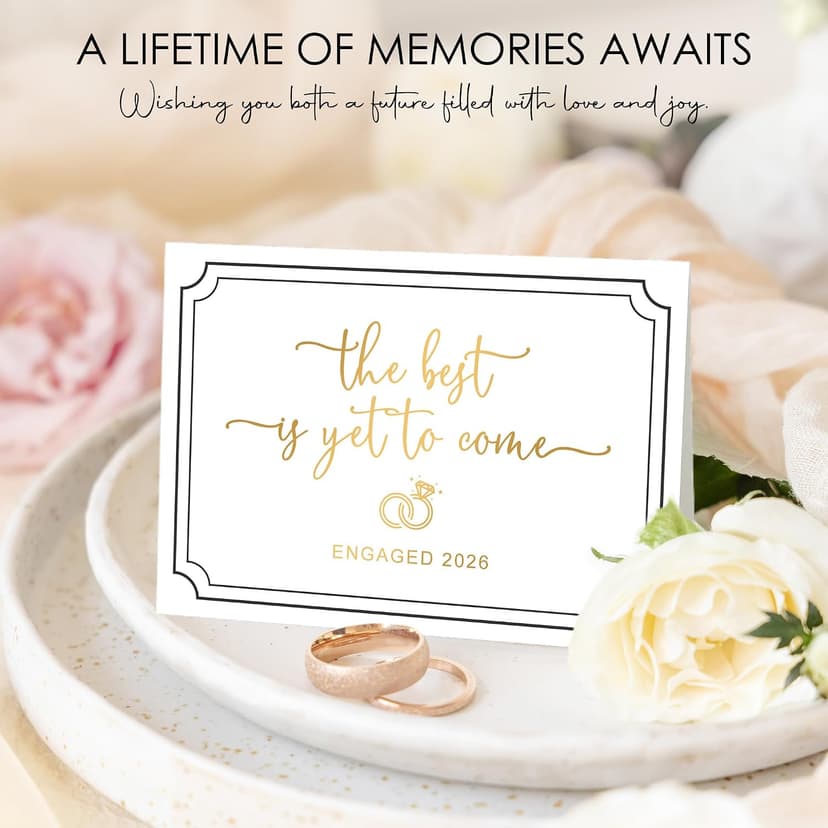 Engagement Gifts for Couples Newly Engaged Gifts for Couple Happy Engagement Gift for Women Fiance Gift for Women Just Engaged Decorations Ideas with Mugs Socks Candle Card for Her Him Men Best Friend B0FDGTK7ZJ
