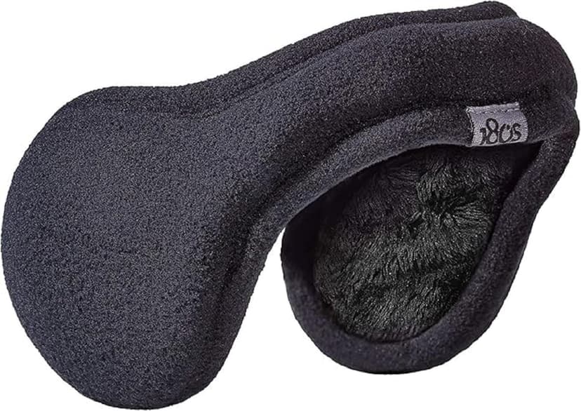 180s Women's Ear Warmer Adjustable Behind The Head Ultra Soft Faux fur Plush Fleece Ear Muff