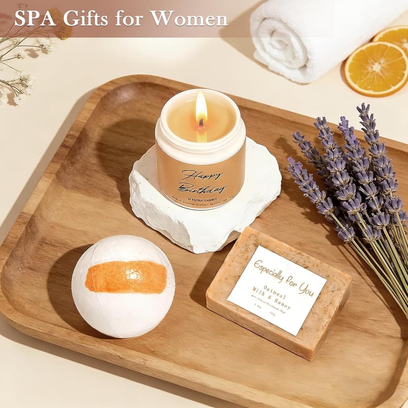 Unique Birthday Gift for Mom, Funny Gift Ideas, Gift Basket for Sister Wife Best Friends Daughter Coworkers Aunt Teacher Birthday Gifts for Women, Happy Birthday Gift Box Set for Woman B0F6XKNQJP