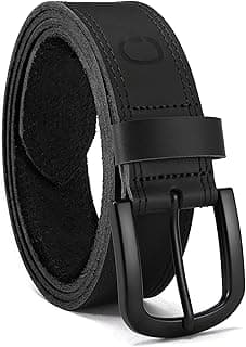 CHAOREN Full Grain Leather Belt for Men, Work Belts for Men Heavy Duty, Daily Wear for Jeans Pants