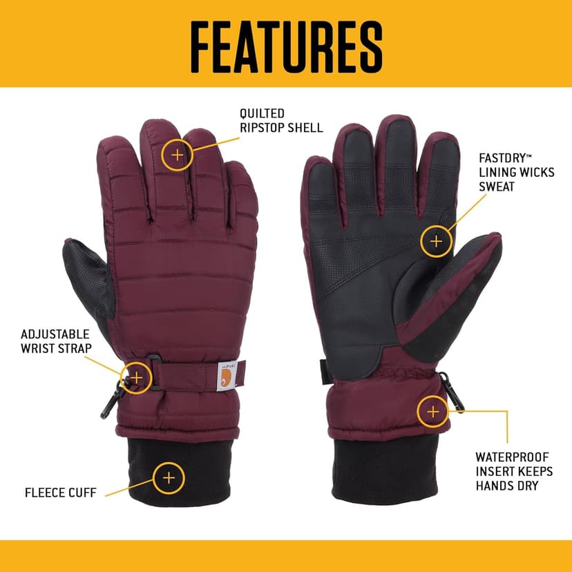 Carhartt Women's WA575 Women's Quilts Glove
