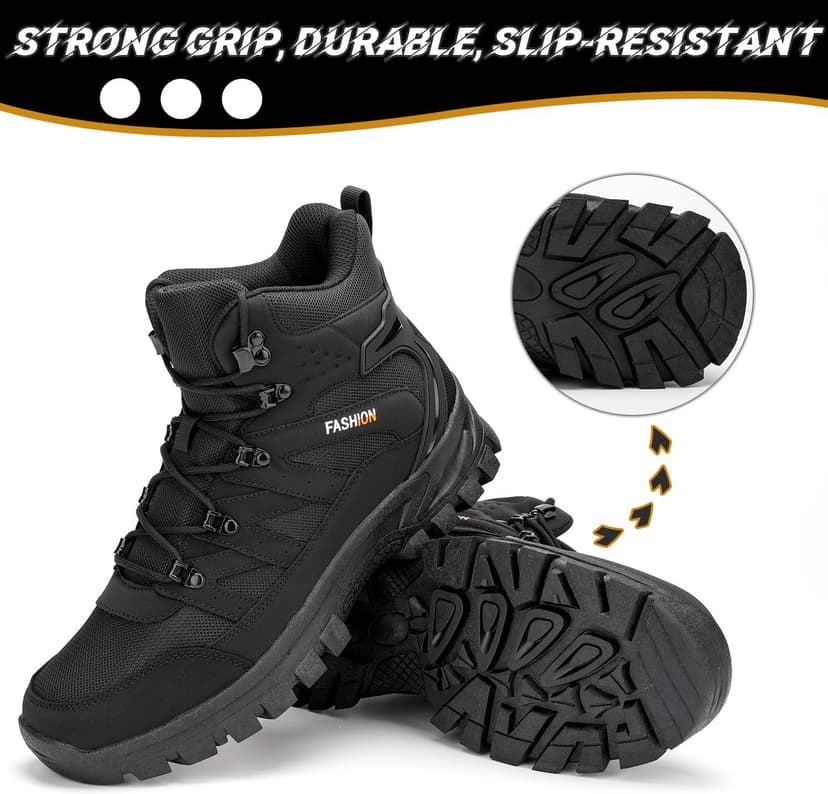 POGEPE Men's Hiking Boots Hiking Shoes,Waterproof Outdoor Trekking Backpacking Mountaineering Boots 8061