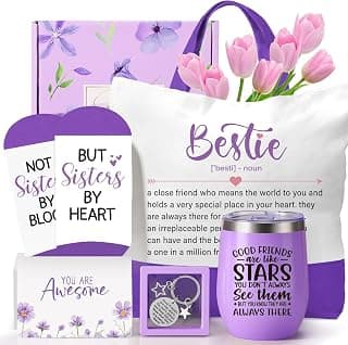 Best Friend Birthday Gifts for Women, Gift for Friend Woman, Bestie Gifts for Women, Birthday Galentines Valentines Christmas Friendship Bestfriend Gift Ideas for Bestie Soul Sister Close Female BFF B0F27YZ252