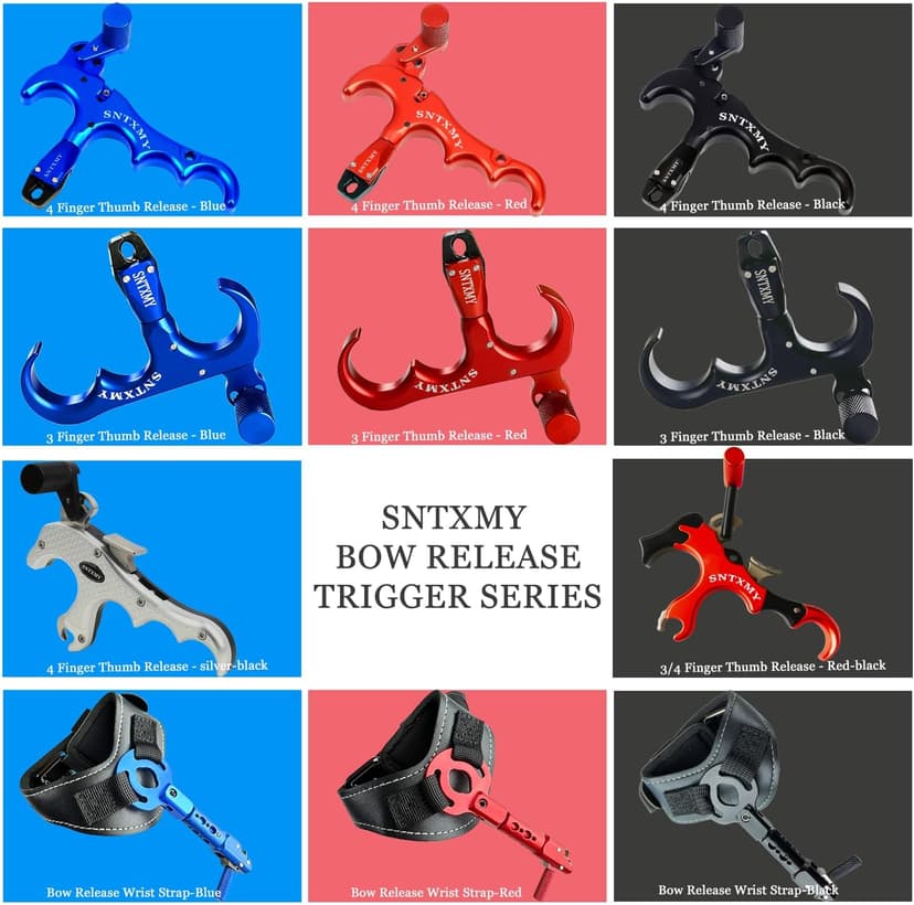 sntxmy Bow Release for Compound Bow, Archery Release Trigger, Compound Bow Release, Thumb Release.
