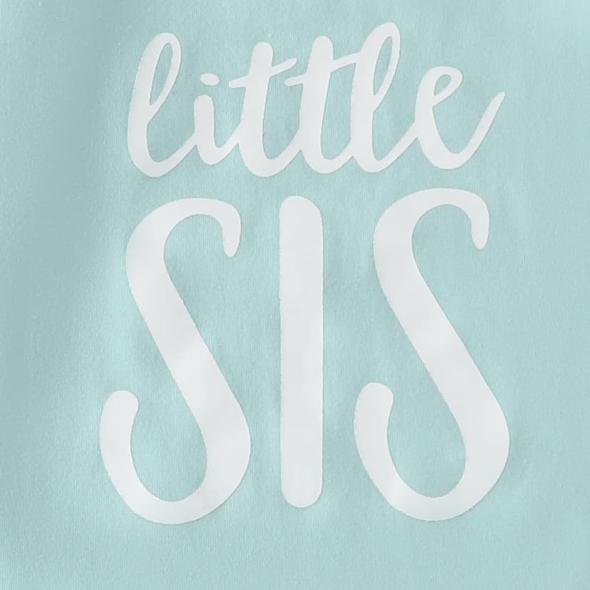 AMAWMW Newborn Baby Girl Little Sister Sleeper Gown Stripe Long Sleeve Nightgown Pajamas Gifts Stuff Essential Outfit