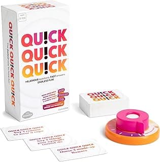Quick Quick Quick By Relatable, Unleash Your Inner Funny with The Ultimate Party Games for Friends and Family Game Night, Perfect Adult Games & Kids Games, The Fastest Way to Have Fun, Ages 8 to 108