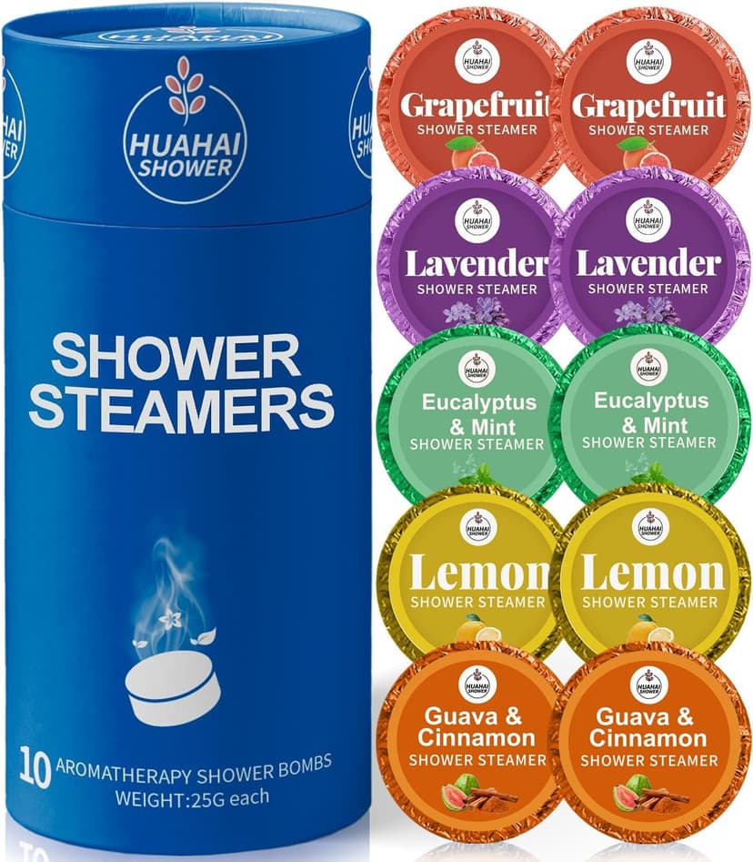 Luxury Home Spa Practical Gifts for Wife Mom Women Her, Christmas Stocking Stuffers, White Elephant, Self Care- Relaxation Steamers Aromatherapy 10 Pack, Gifts for Wife Christmas B0CBPJCZSJ
