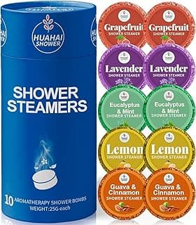 Luxury Home Spa Practical Gifts for Wife Mom Women Her, Christmas Stocking Stuffers, White Elephant, Self Care- Relaxation Steamers Aromatherapy 10 Pack, Gifts for Wife Christmas B0CBPJCZSJ