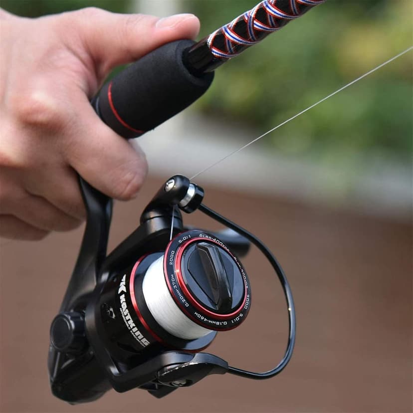 KastKing Brutus Spinning Reel, Freshwater Spinning Fishing Reels, Graphite Frame, CNC Aluminum Spool, 5.2:1 Gear Ratio, 4+1 Ball Bearings