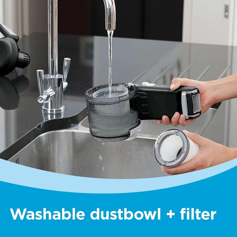 BLACK+DECKER dust buster PIVOT VAC Handheld Vacuum Cordless, Car Vacuum Portable Rechargeable, Extendible Crevice Tool and 200 Degree Pivoting Nozzle, Strong Suction, Lightweight (BDH2000PL)