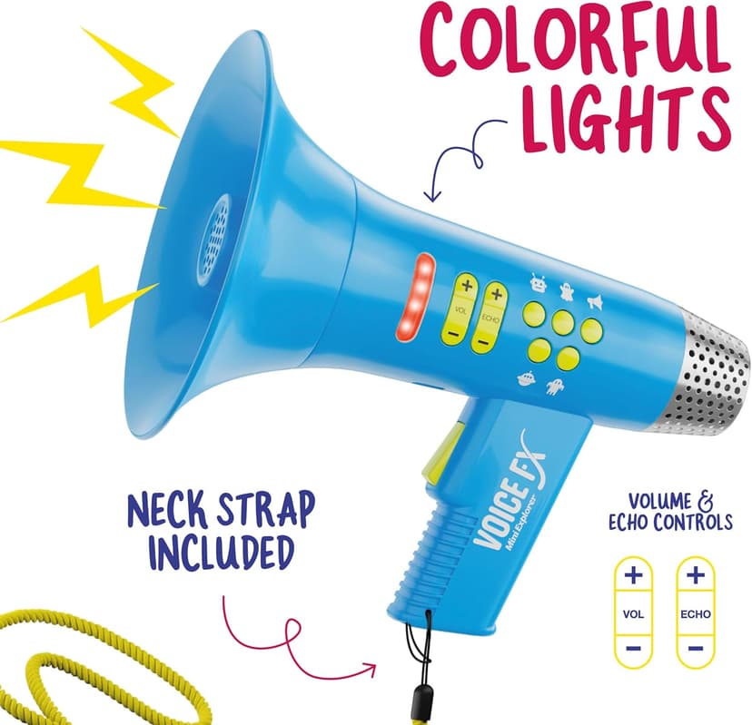 Voice Changer for Kids - Gifts for Kids - Voice Changing Device for Boys & Girls Ages 3-8+ Olds - Birthday Gifts for 3, 4, 5, 7, 8 Year Old Boy - Cool Outdoor Toys Gift Ideas for Kid, Toddler