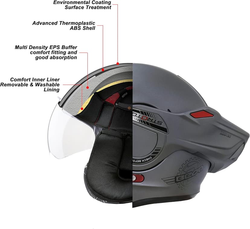 Full Face Motorcycle Helmet DOT Approved, 180° Reversible Chin Guard Modular Pilot Helmet with Anti-Fog Dual Visors for Adult Men Women