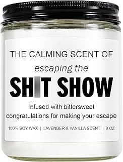 Sarcastic Candles, Going Away, Goodbye, Farewell Gifts for Coworkers - Retirement, Coworker Leaving Gifts for Women, Men - Leaving Job, Moving Away Presents for Friends, Boss, Work Bestie