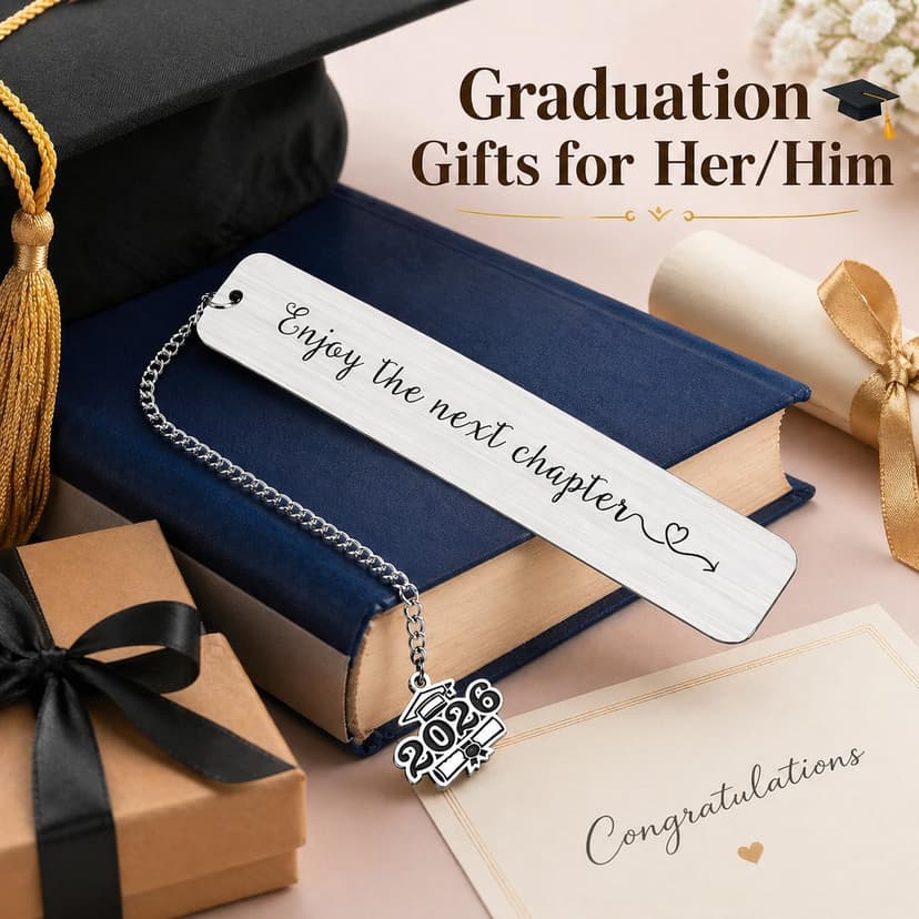 Class of 2026 Senior Bookmarks Gifts for Him Her Inspirational Grad Students Gifts for High Middle Medical Nurse School Graduation Gift for Him Her Dorm Room Essentials for Teens Back to School B0BKZQ814B