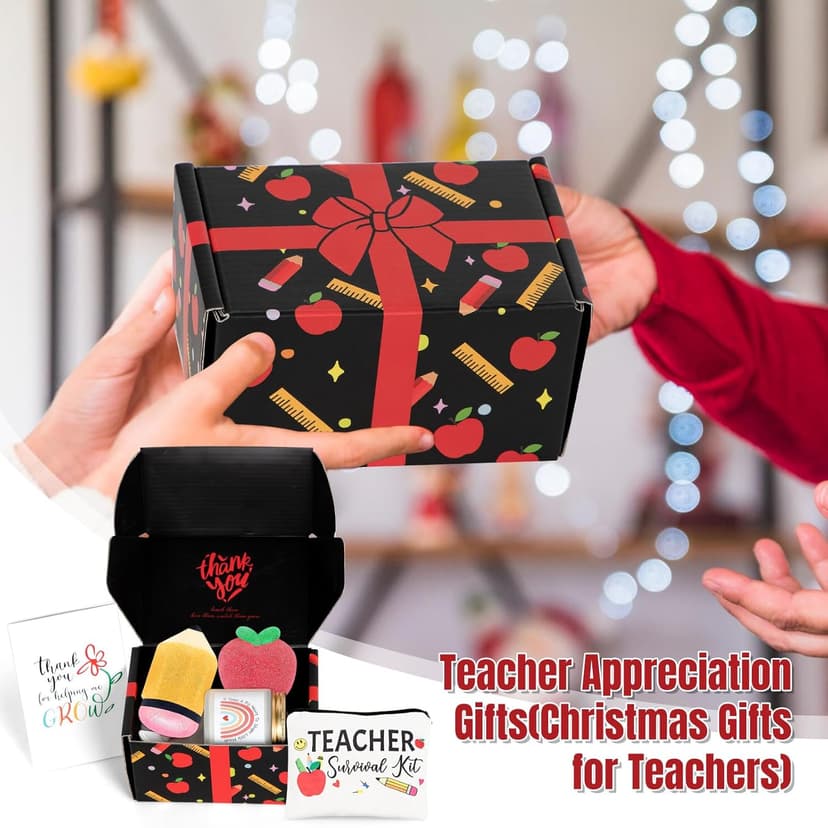 Teacher Appreciation Gifts, Gifts for Teachers, Teacher Spa Bath Bombs Gifts for Women, Best Teacher Gifts, Personalized Unique Teacher Spa Gift Baskets Box, Teacher Mothers Day Gifts