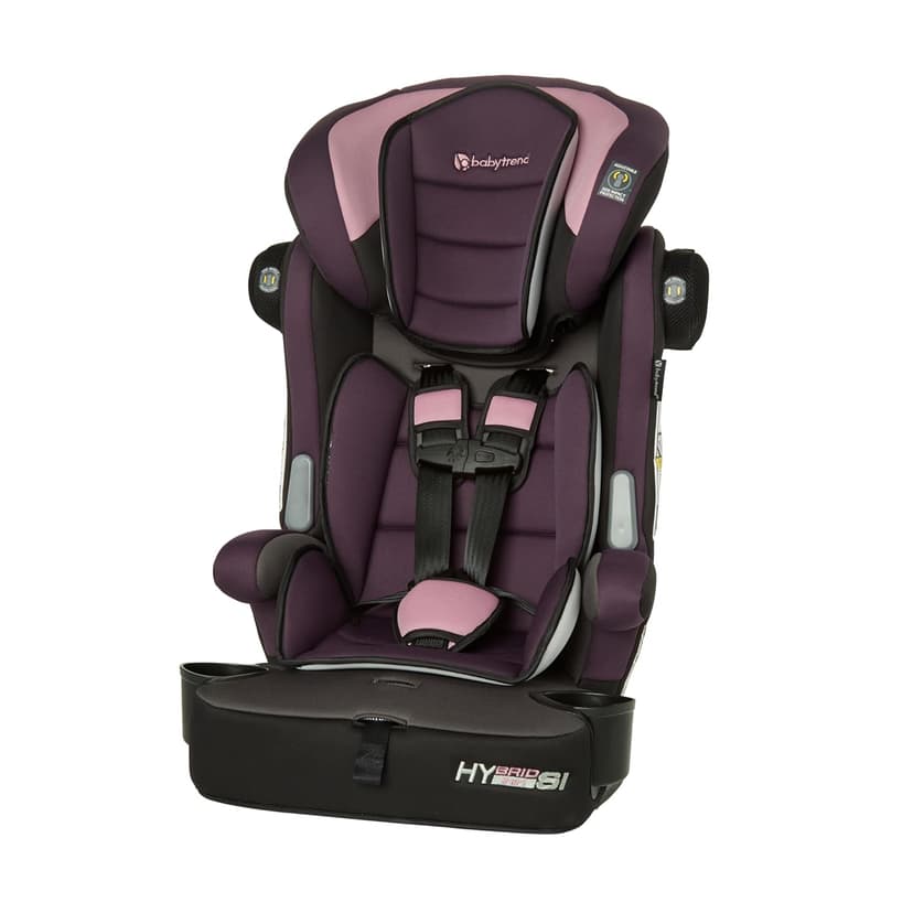Baby Trend Hybrid SI 3-in-1 Combination Booster Car Seat with Side Impact Protection, Dash Orchid