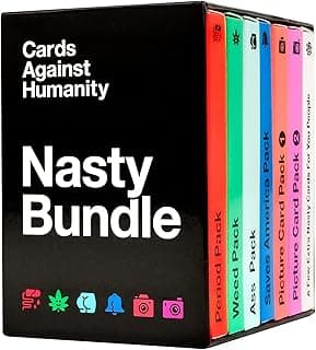 Cards Against Humanity: Nasty Bundle • 6 Nasty Themed Packs + 10 All-New Cards