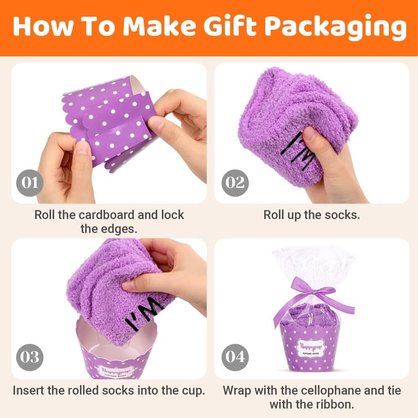 HAPPYPOP Birthday Gifts for Women - Funny Birthday Socks for Her in 50s