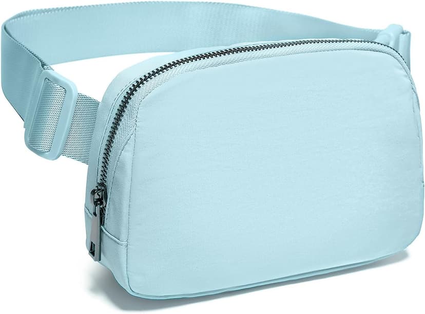 Belt Bag Fanny Pack Crossbody Bags for Women Fashion Waist Packs with Adjustable Strap Gifts for Women Men Teen Girls (Icing Blue)
