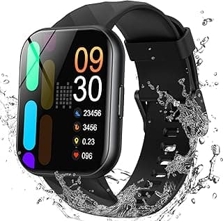 Parsonver Parsonver Smart Watch, 5ATM Waterproof Watch for Swimming, Fitness Activity Tracker with 110+ Sports Modes, Heart Rate/Sleep/SpO2/Calories Monitor, Pedometer, Fitness Watch for Android & iPhone, Black