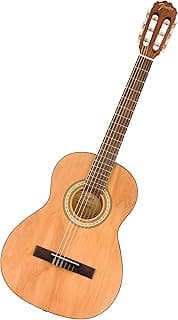 Fender FA-25N 3/4 Size Nylon String Acoustic Guitar, Beginner Guitar, with 2-Year Warranty, Perfect Beginner Guitar for Kids that is Easy on Fingers, Includes 3 Months of Free Lessons, Natural