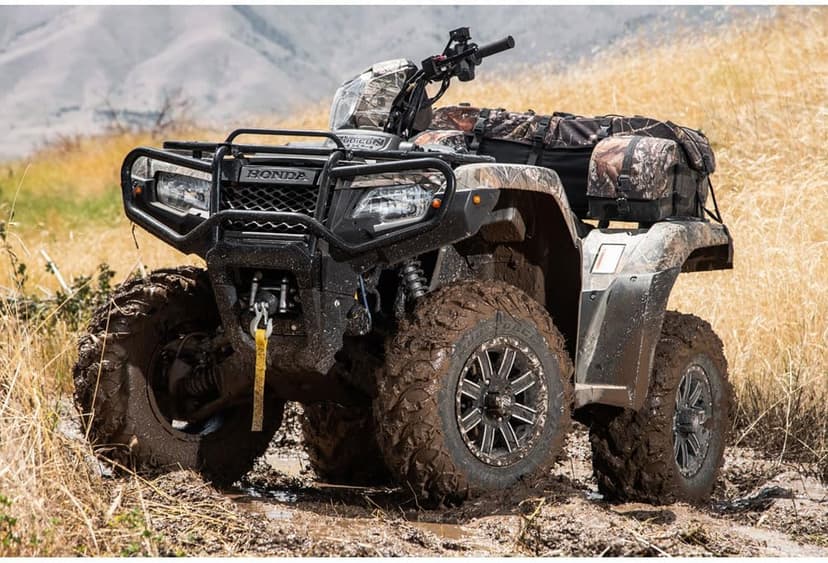 Tusk Mud Force ATV Tire Set – 25x8-12 Front & 25x10-12 Rear – Durable Off-Road Quad Tires Set of 4