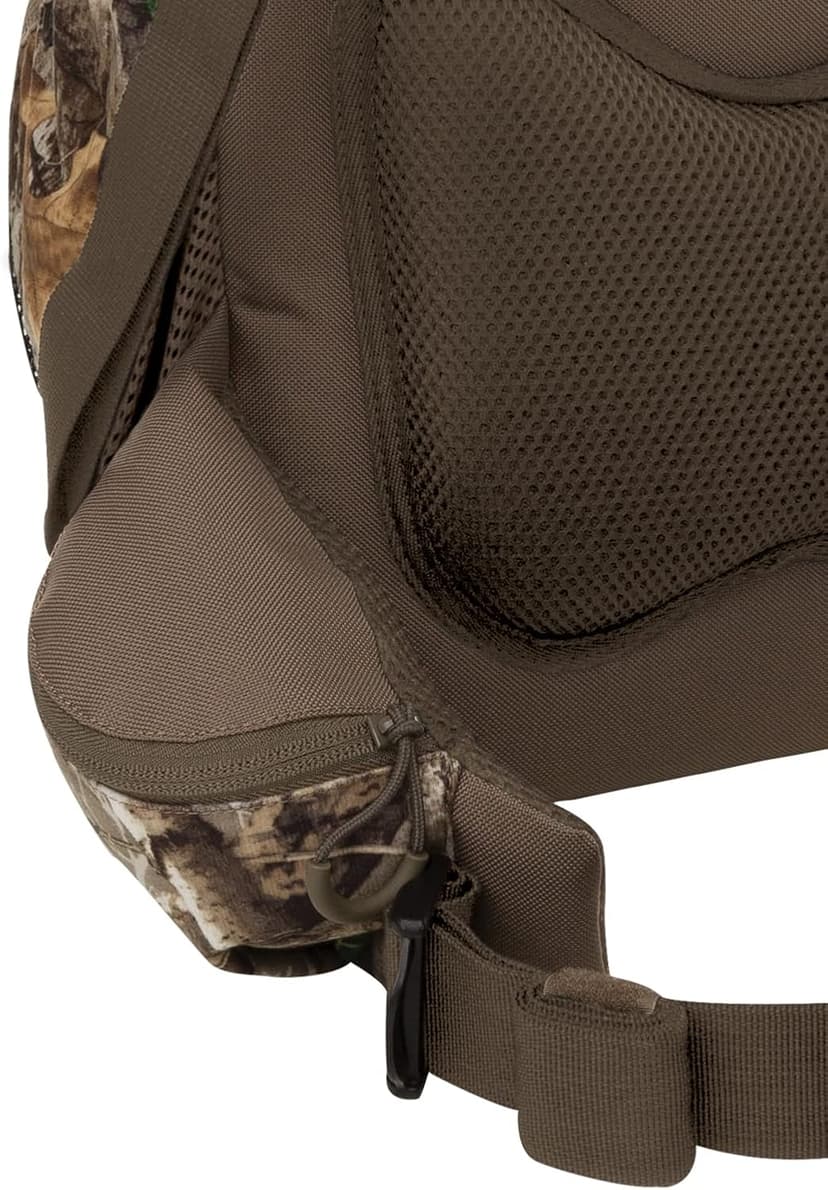 Timber Hawk Big Basin Camouflage Hunting Day Pack Backpack with Quiet Cloth Technology (Realtree Edge Camo)
