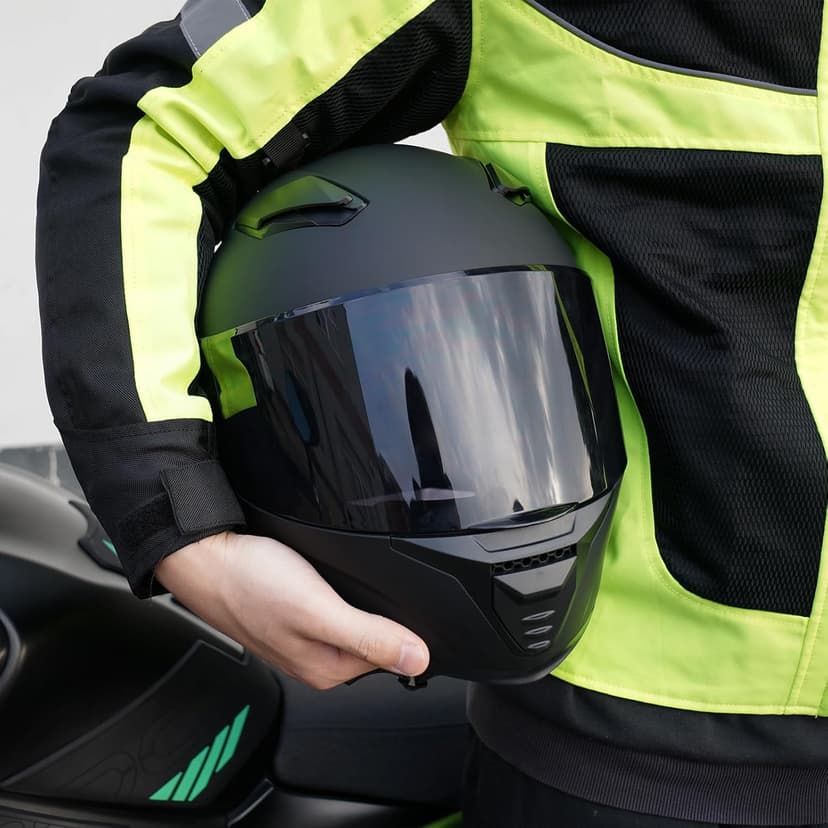 Full Face Motorcycle Helmet WS-607 DOT Approved Motorbike Racing Street Bike Helmets for Adults with Visor