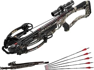 Barnett Whitetail Series Crossbow Package – Hunting Crossbows with 4x32 Scope, Arrows, Quiver & Cocking Device Options – Multiple Models & Configurations