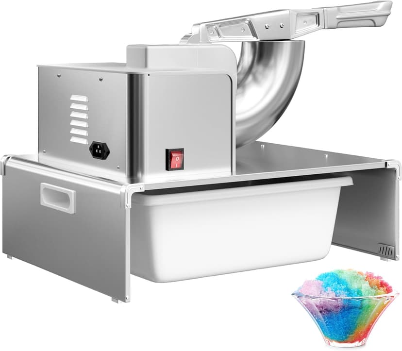 VNN Commercial Shaved Ice Machine - Electric Snow Cone Machine, Suitable for Party Activities, Family Gatherings, Events
