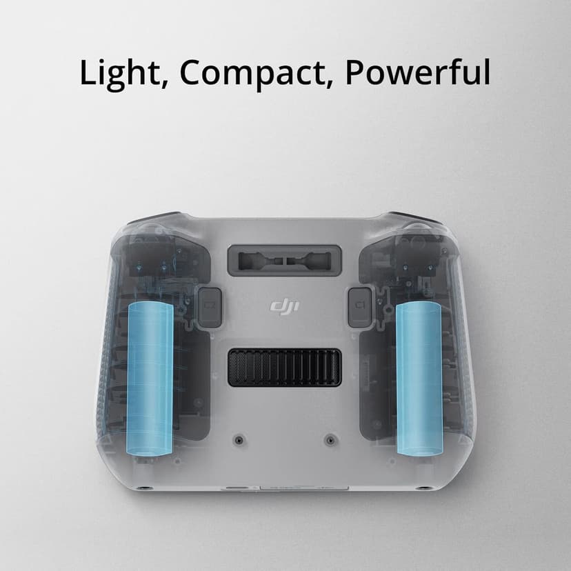 DJI RC, Remote Controller with Lightweight Body, FHD Screen, 4hr Battery, Precision Control Sticks, O3+ Transmission