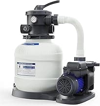 AQUASTRONG Sand Filter Pump for Above Ground Pool, Pool Pumps Above Ground,Pool Sand Filter with 6-Way Valve,Improved Circulation and Filtration, 12in, 1/2HP 2500 GPH with Timer