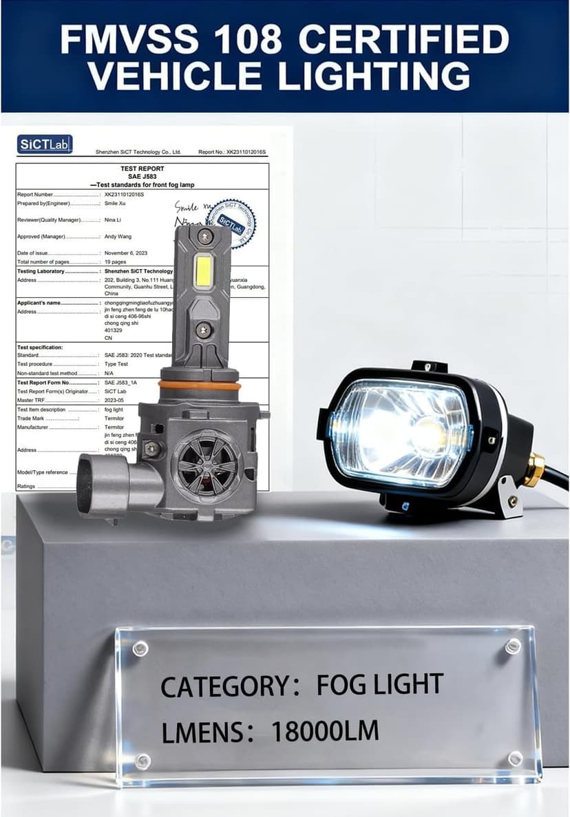 Termitor Latest 9005 9006 LED Bulbs, 100,000LM Brightness Hi/Low Beam, 85000+ Hours Long Service Life, 6500K Cool White, Real 1:1 Halogen Size 9005/HB3 9006/HB4 Fog Lights, Plug N Play, Pack of 2