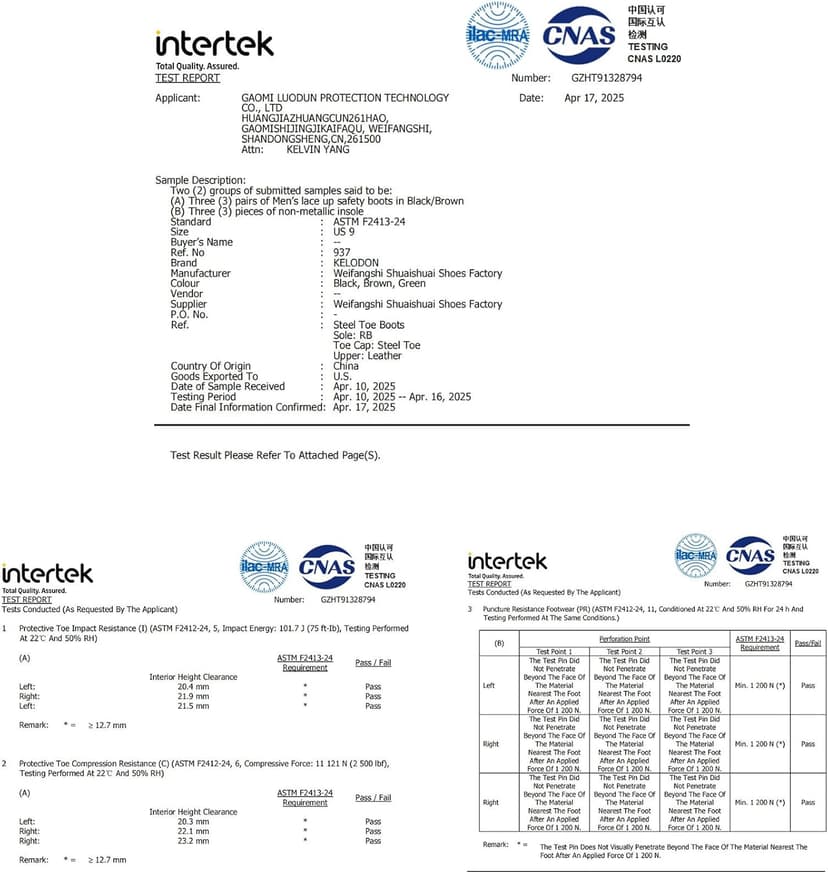 KELODON Waterproof Steel Toe Boots For Men-6 Inch Comfortable Mens Safety Work Boots Indestructible Steel Toe Shoes Lightweight Non Slip Puncture Resistant Industrial Construction Boot