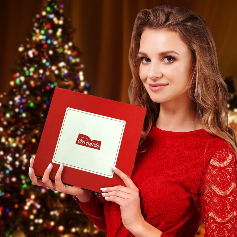 Holiday Nuts gift Basket - Delicious Mixed Cravings Gourmet Collection, Features 7 Sectional Platter with Freshly Roasted Nuts, Christmas Gift Basket for Men and Women.