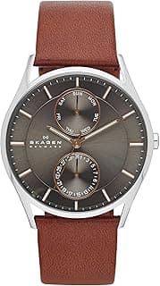 Skagen Holst Men's Watch with Stainless Steel Mesh or Leather Band