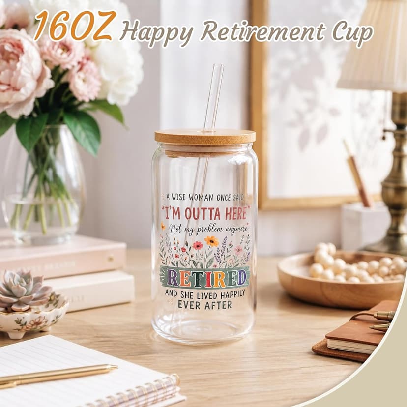 Funny Retired Gift Basket for Coworker Boss Teacher Nurse Mom Grandma Friend, Farewell Leaving Gift LUICONMO Retirement Gifts for Woman 2026, Happy Retirement Gifts for Women B0H4LGJG54