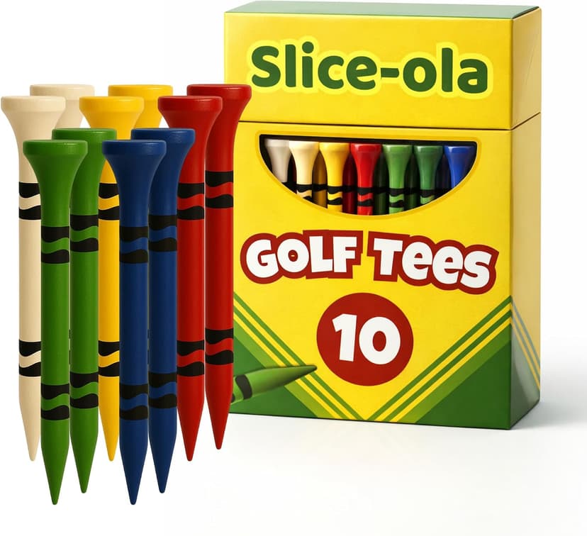 Funny Golf Tees | Golf Accessories for Men | Top Golf Gifts for Men & Unique Golf Gifts for Golfers | Premium Golf Stuff & Golf Bag Accessories | Wooden Bamboo Tees B0GHSR3QFX