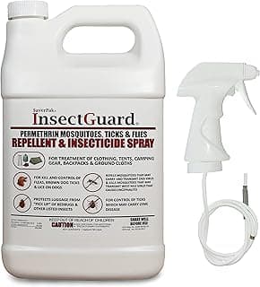 $averPak InsectGuard Permethrin Mosquitoes, Ticks and Flies Repellent & Insecticide Spray Gallon (128oz)