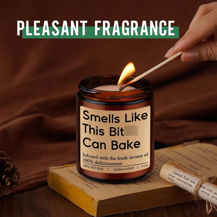 Funny Christmas Bake Gifts for Baking Lovers, Bread Bakers, Pastry Chef, Birthday Ideas for Friend, Culinary Student, Woman GSPY Candle, Gifts for Bakers, Baking Gifts for Women, Men, Sourdough Baker B0F12NQ3HC