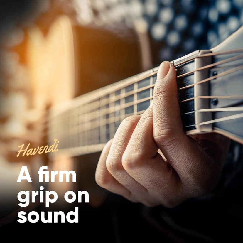 HAVENDI® Guitar Strings I Acoustic guitar strings with Phosphor Bronze Coating I Brilliant Sound Quality I Includes 3 Picks