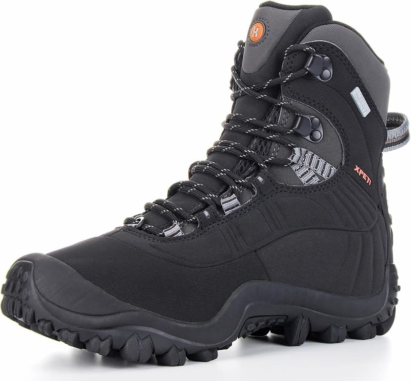 XPETI Men’s Thermator Mid-Rise Lightweight Hiking Insulated Non-Slip Outdoor Boots