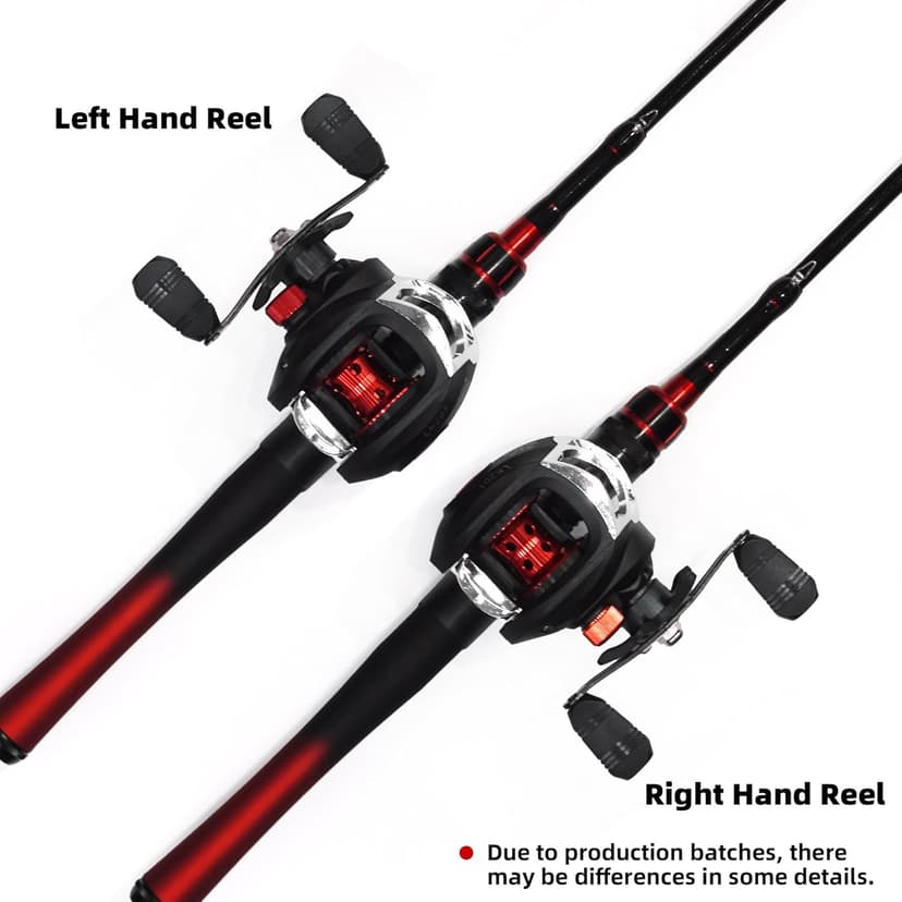 Kilitn Fishing Rod and Reel Combo, Baitcasting Combo Baitcast Reel 5 Foot Durable Fiberglass Telescopic Rod with Fishing Line Full Kits Comfortable Handle