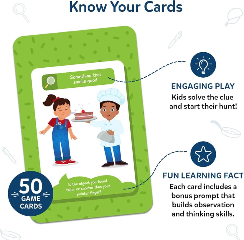 Skillmatics Scavenger Hunt Card Game - Found It, Educational Game, Perfect for Home, School, Travel, Playdates & Party Games, Gifts for Kids and Families, Screen-Free Fun for Ages 4, 5, 6, 7