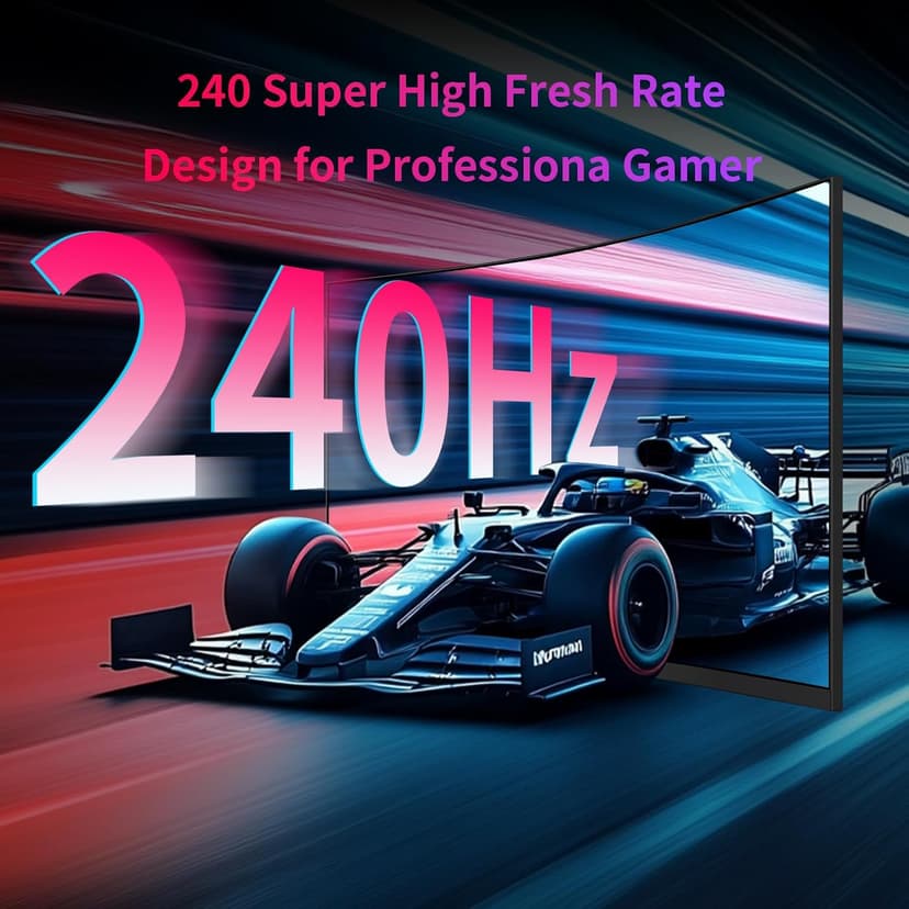 KTC 32Inch 240Hz Curved Gaming Monitor, 1000R VA, QHD(2560x1440p), 4000:1 Contrast, Support FreeSync GSync, HDMI2.0(144hz)/DP1.4(240hz)/Earphone, Tilt, Xbox PS5 Switch, 2K Computer Monitor (Renewed)